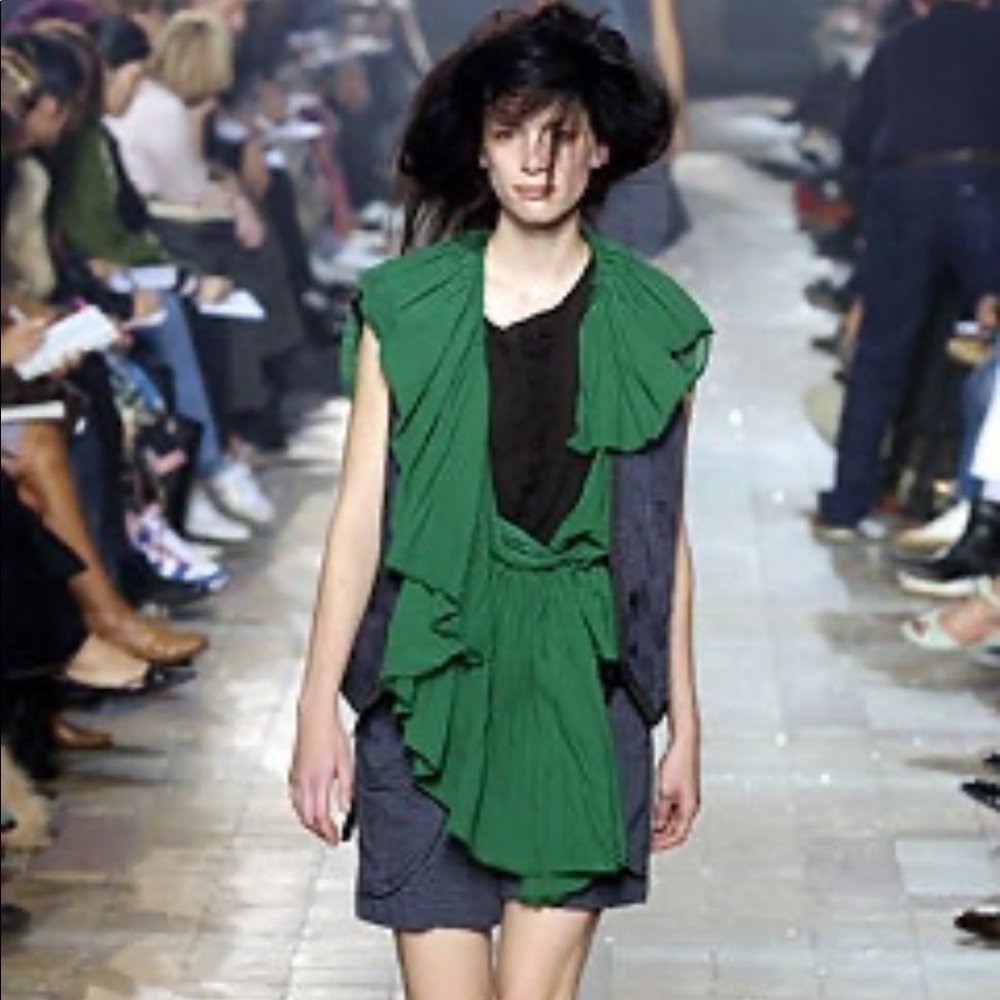 Dries van Noten ruffled asymmetric top Size 38 - Picture 2 of 6